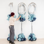 Number Balloon Party Pole 100