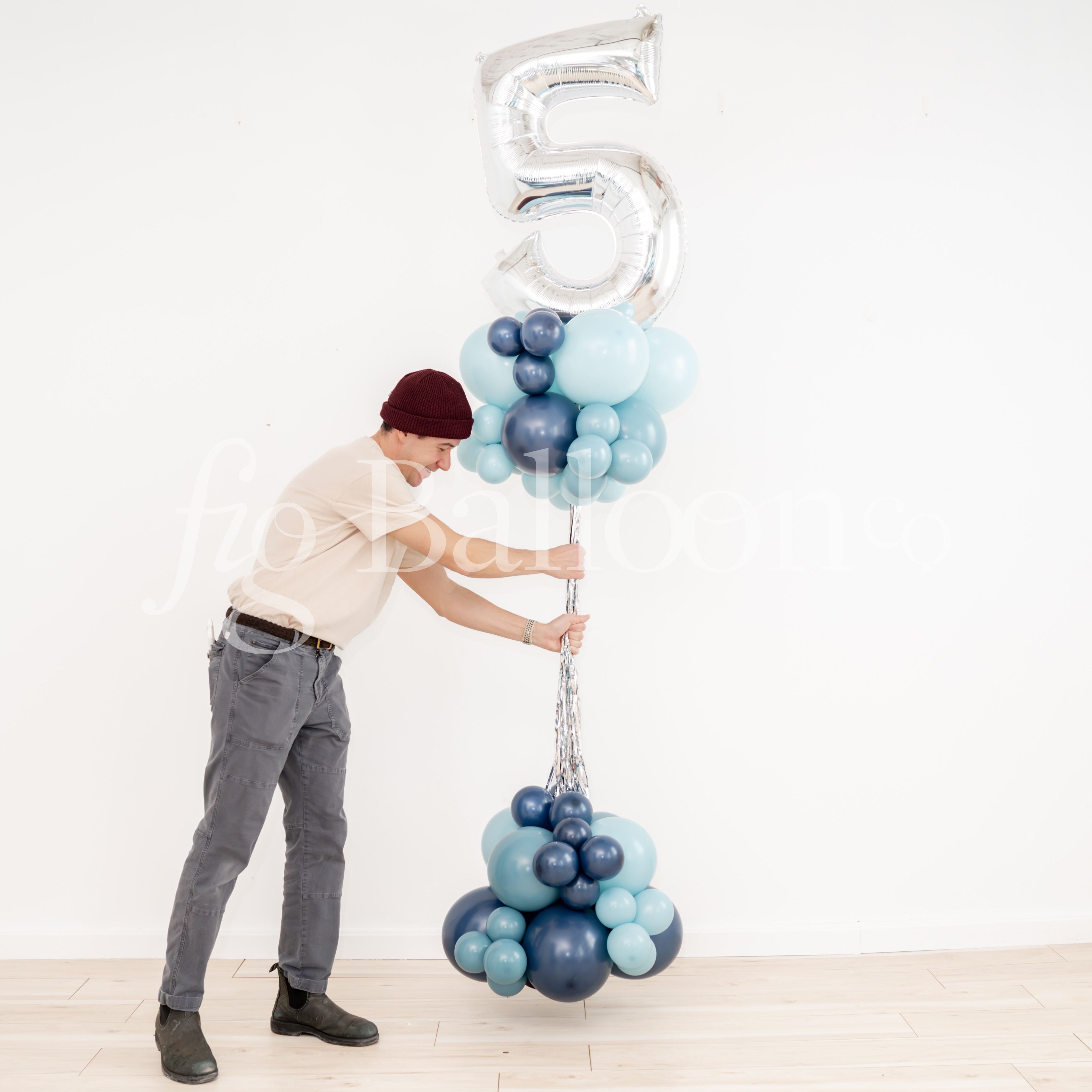 Number Balloon Party Pole 5