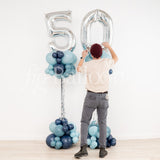 Number Balloon Party Pole 50