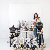 Star Tabletop Stack in NYE Noir Palette