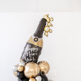 NYE Noir Bubbling Champagne Column