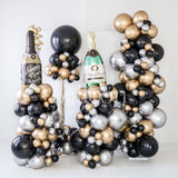 NYE Noir Bubbling Champagne Column