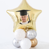 Customizable Star Photo Tabletop Balloon Stack