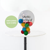 Customizable Balloon Filled Back to School Tabletop Stack