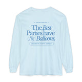 The Best Parties Have Fig Balloons Long Sleeve TShirt