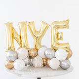 Silver and Gold NYE Tabletop Stack