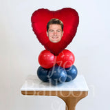 Patriots Super Bowl Heart Drake Maye Tabletop Stack