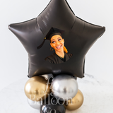 Customizable Star Photo Tabletop Balloon Stack