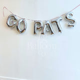 Patriots Super Bowl "Go Pats" Balloon Banner