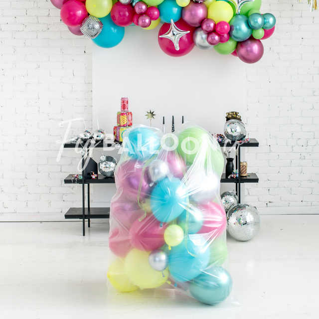 New Years Colorblast Bag Of Balloons