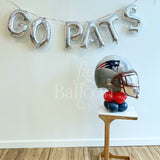 Patriots Super Bowl Helmet Tabletop Stack