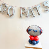Patriots Super Bowl Football Tabletop Stack