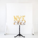 Silver and Gold NYE Tabletop Stack