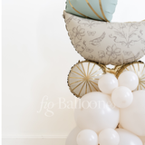 Baby Carriage Balloon Stack