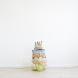 Birthday Cake Balloon Stack