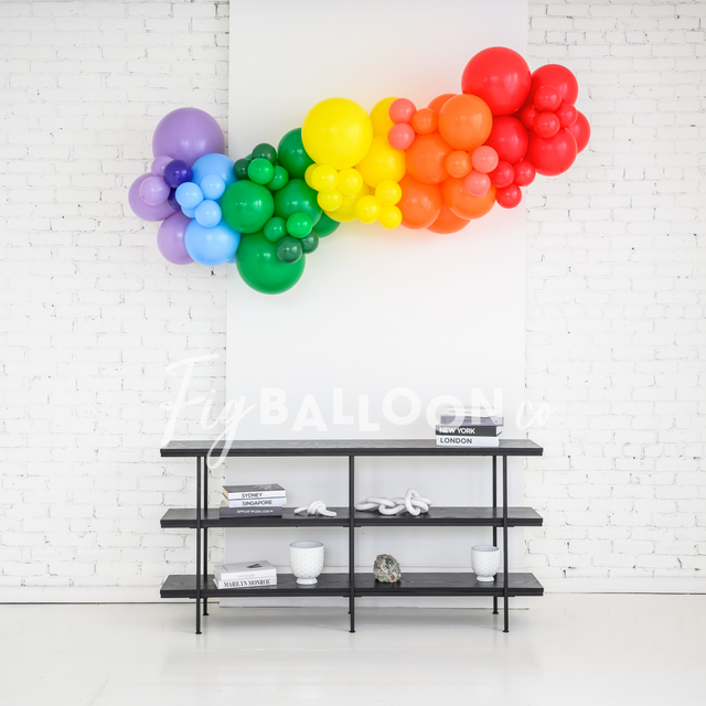Rainbow Gradient Balloon Garland