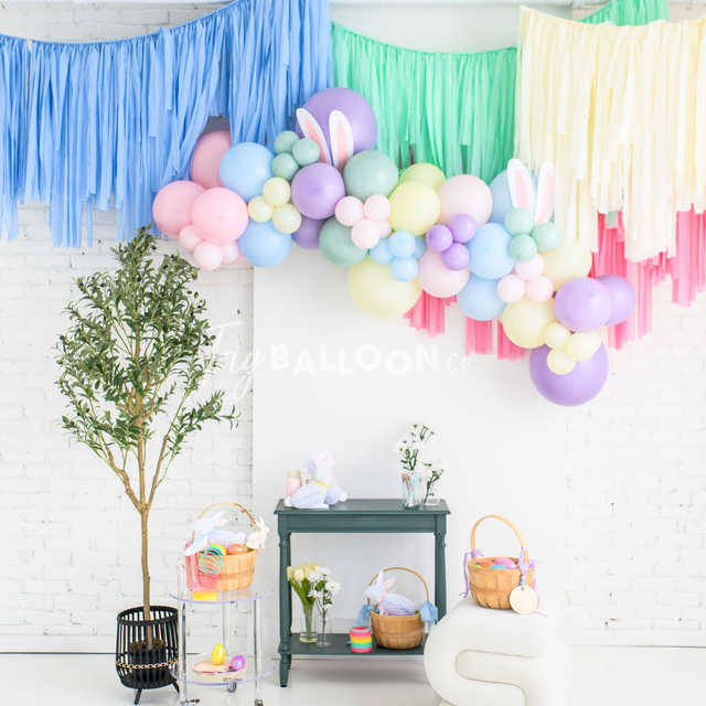 Easter Bunny Ears Pastels Balloon Garland