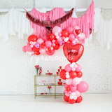 Reds and Pinks Heart Column
