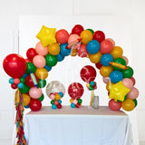 Customizable Balloon Filled Back to School Tabletop Stack