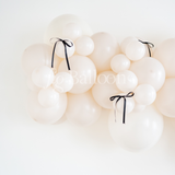 Satin Ribbon Bows Balloon Garland