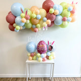 Customizable Easter Bunny Balloon Stack