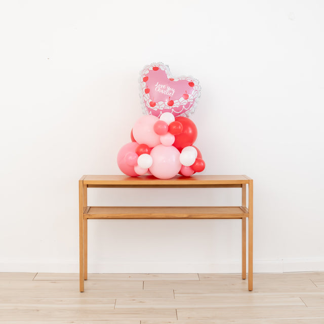 Vintage Cake Balloon Stack