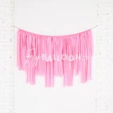 Pink Fringe Vinyl Banner