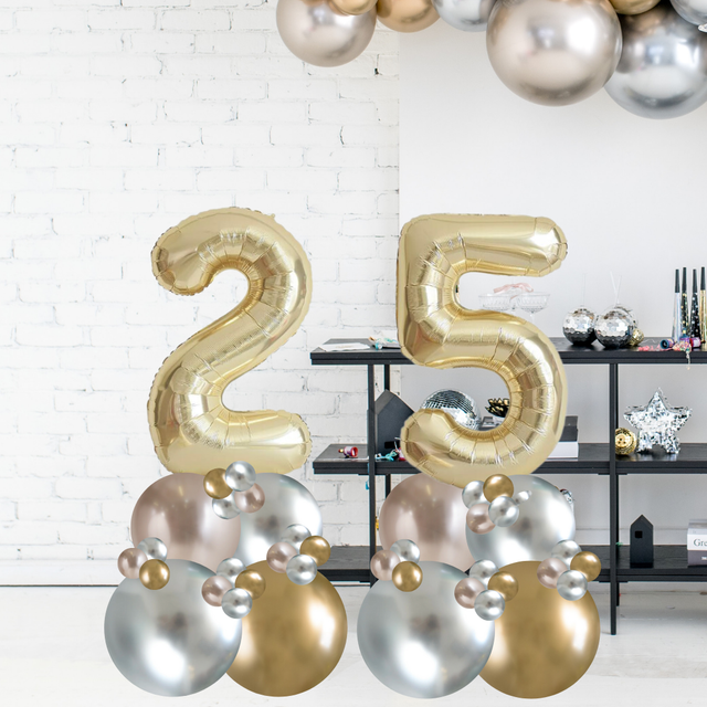 '25 NYE Balloon Number Stacks