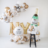 NYE Spilled Champagne Stack