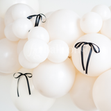 Satin Ribbon Bows Balloon Garland