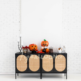 Halloween Pumpkin Tabletop Stack