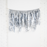 Silver Fringe Foil Banner