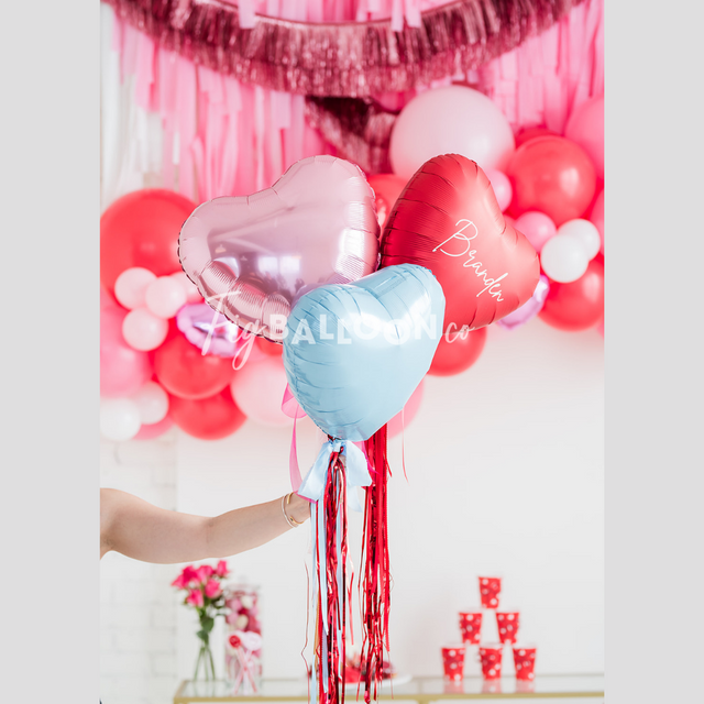 Custom Heart Balloon Wand (pick your color!)