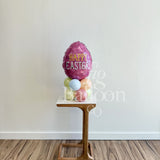 Happy Easter Egg Tabletop Stack (Reversible Pink & Blue)