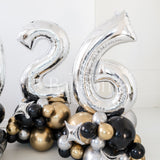 2026 NYE Noir Balloon Number Stacks