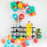 Bright Colorful Balloon Garland