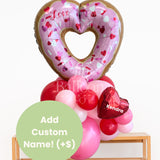 Donut Heart Valentines Heart Stack