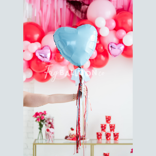 Custom Heart Balloon Wand (pick your color!)