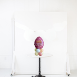 Happy Easter Egg Tabletop Stack (Reversible Pink & Blue)