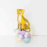 Cheetah Topper Balloon Stack