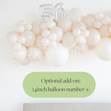 Be My Valentine Balloon Garland with Foil Hearts