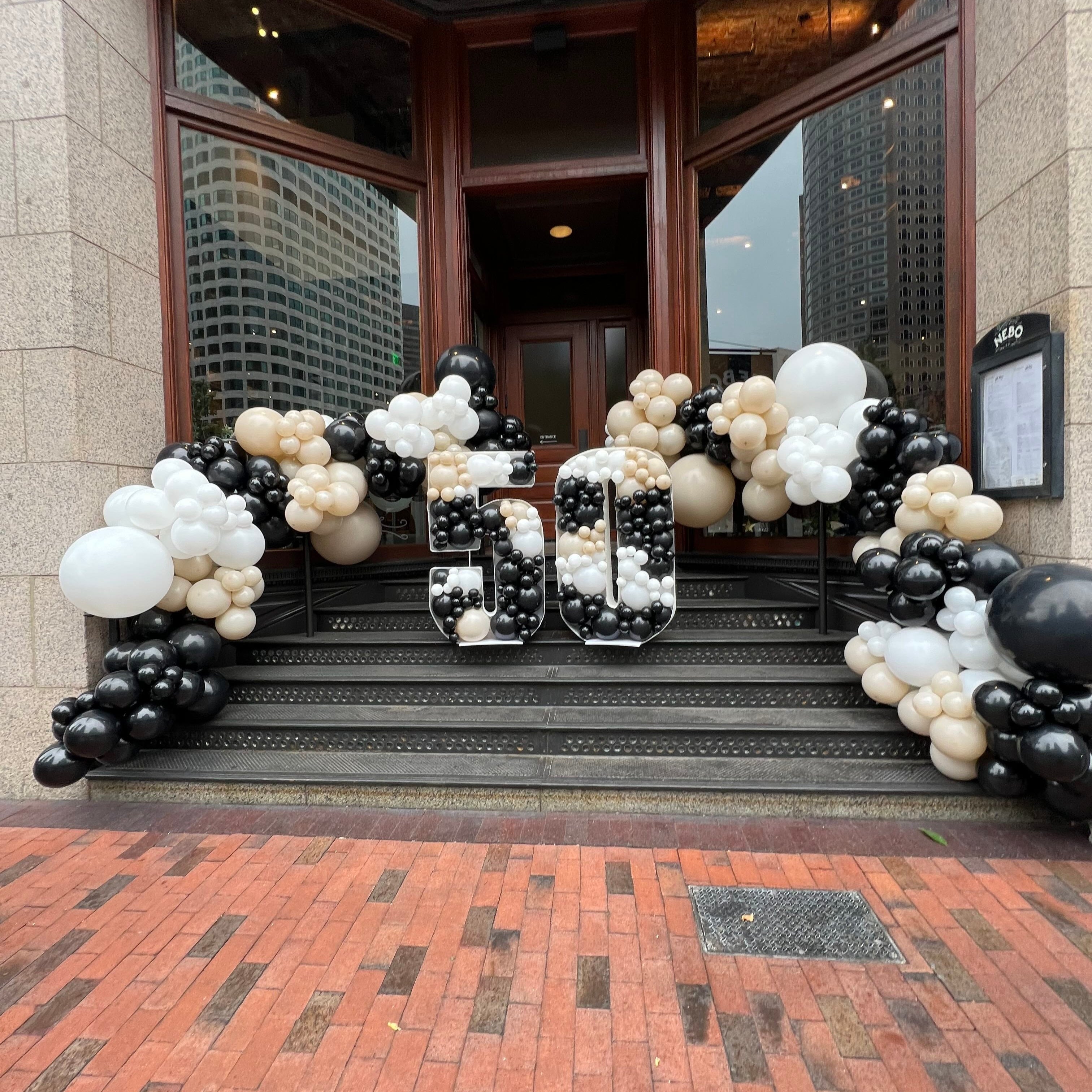 Balloon Filled Number 50