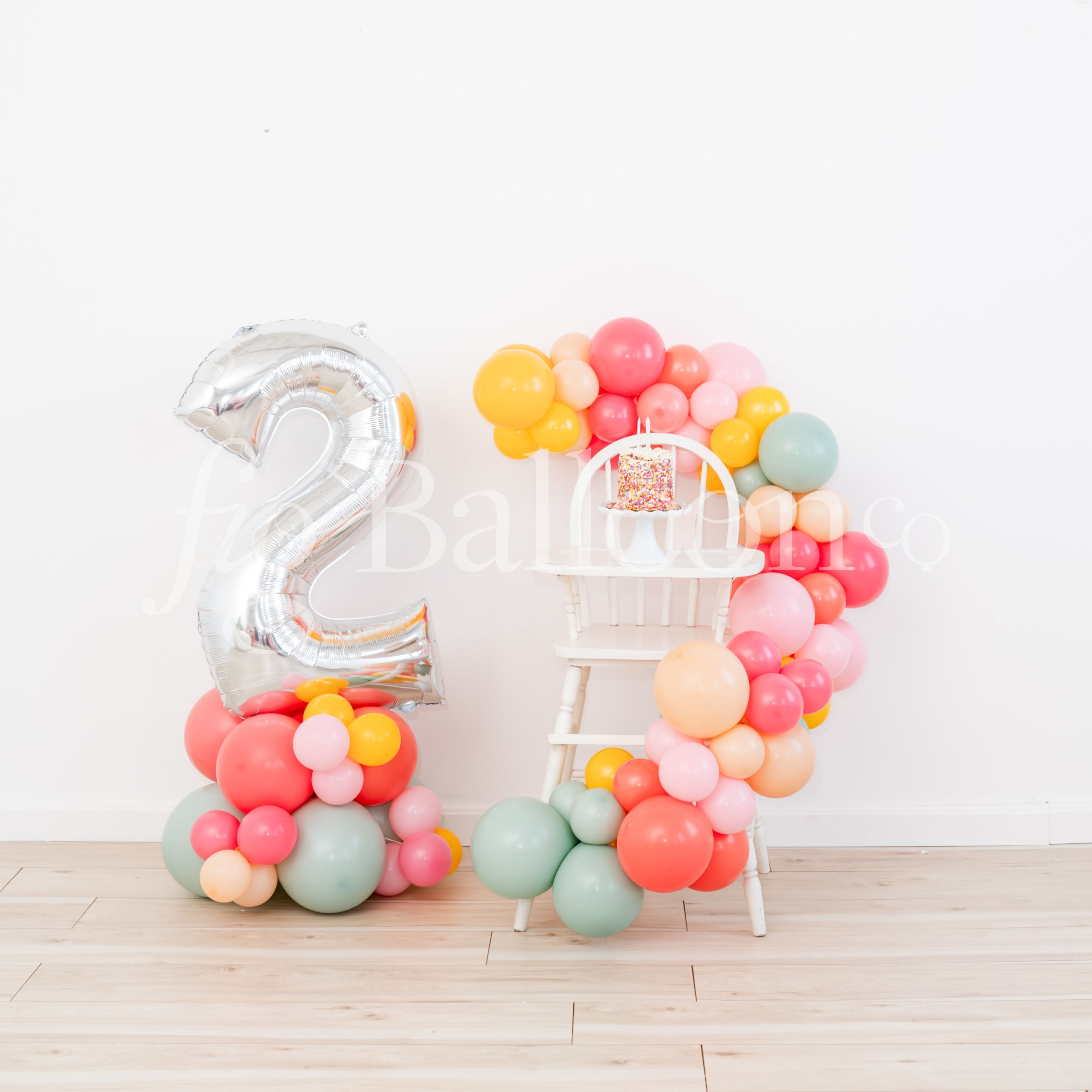 Two Fast Balloon Stack Custom Balloons for Pick-Up | Fig Balloon Co.