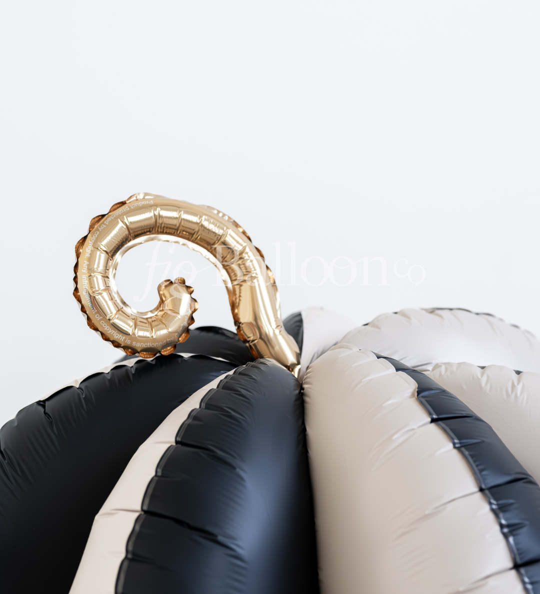 Black & White Pumpkin Balloon!