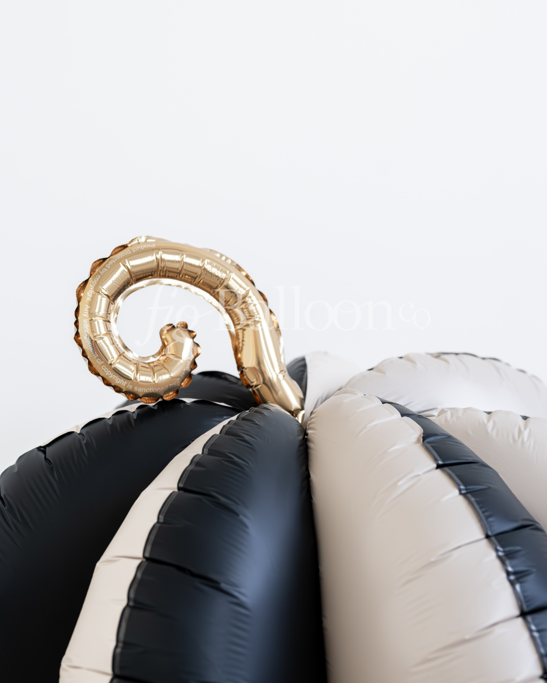 Black & White Pumpkin Balloon!