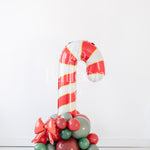 Candy Cane Balloon Stack