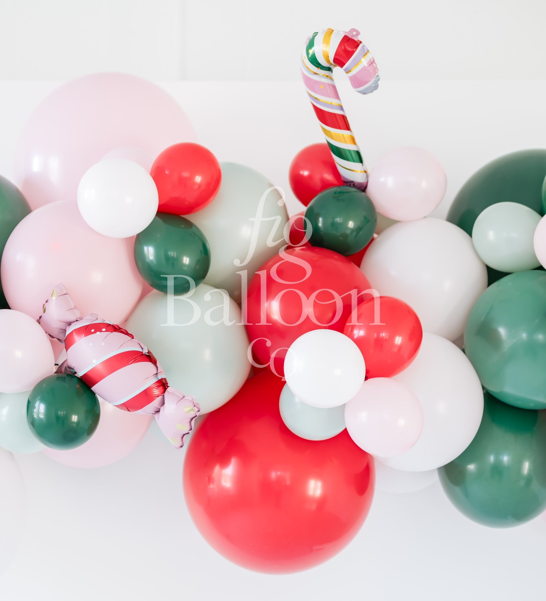 Candy Cane Lane Balloon Garland