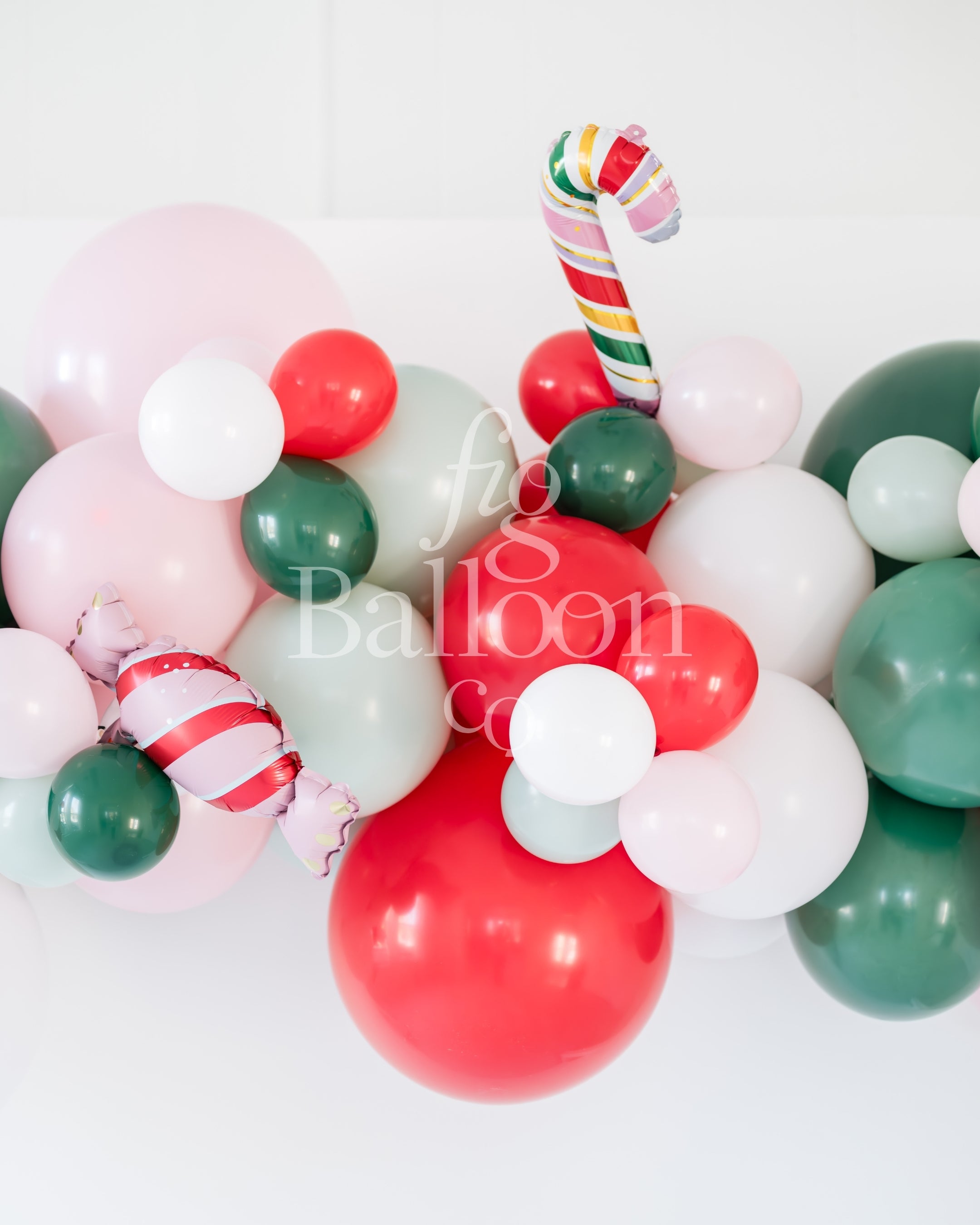 Candy Cane Lane Balloon Garland