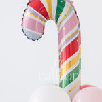 Candy Cane Lane Tabletop Balloon Stack