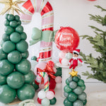 Candy Cane Lane Tabletop Balloon Stack